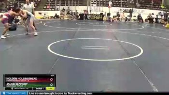 167 lbs Round 3 (6 Team) - Holden Hollingshead, Funky Monkeys Green vs Jacob Kennedy, Southwest Impact