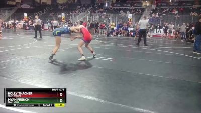 106 lbs Champ. Round 1 - Myah French, Team Utah vs Holly Thacher, Team Kansas