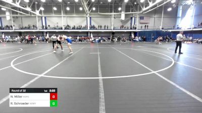 197 lbs Round Of 32 - Nik Miller, Hofstra vs Reid Schroeder, Army Prep