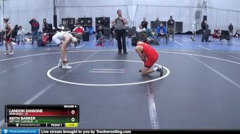 110 lbs Round 4 (6 Team) - Keith Barker, Grit Mat Club Blue vs Landon Sansone, Warhawks