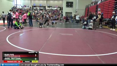 45 lbs Champ. Round 1 - Avery Trottman, Buckhorn Youth Wrestling vs Russ Fyfe, Ironclad Wrestling Club