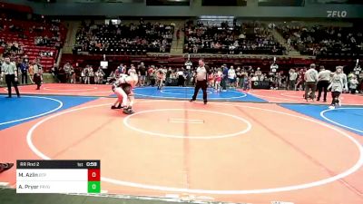 155 lbs Rr Rnd 2 - Millie Azlin, Tulsa Blue T Panthers vs Addison Pryor, Pryor Tigers