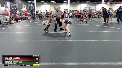 88 lbs Round 3 (4 Team) - Ronald Kaufman, FL Scorpions vs Walker Martin, 84 Athletes