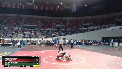 6A-152 lbs Champ. Round 2 - Trent Ewry, Clackamas vs Owen Oliver, Sheldon