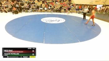 133 lbs Semifinal - Mason McMillen, Loras vs Nico Diaz, Stevens Institute Of Technology