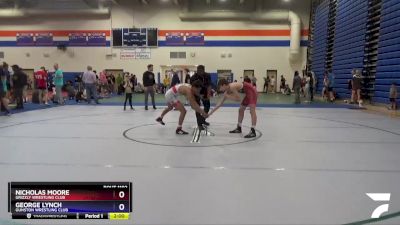 132 lbs Cons. Round 2 - Nicholas Moore, Grizzly Wrestling Club vs George Lynch, Gunston Wrestling Club