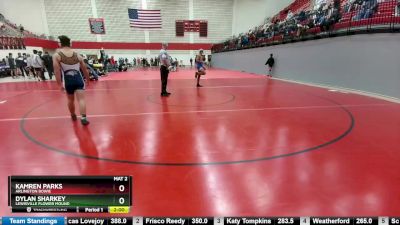 157 lbs Semifinal - Kamren Parks, Arlington Bowie vs Dylan Sharkey, Lewisville Flower Mound