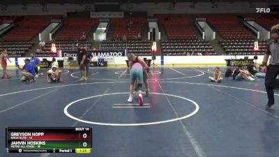 101 lbs Round 5 (6 Team) - Greyson Hopp, Ninja Elite vs Jahvin Hoskins, Metro All Stars