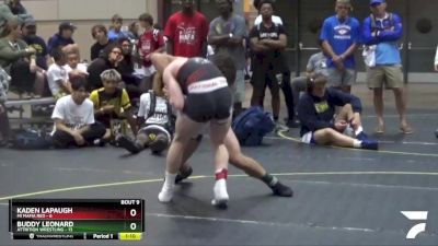 145 lbs Finals (8 Team) - Buddy Leonard, Attrition Wrestling vs Kaden Lapaugh, Mi Mafia Red