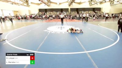 60-B lbs Quarterfinal - Ryder Limpar, Grit Mat Club vs Luke Perrota, Bitetto Trained Wrestling