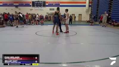 165 lbs 1st Place Match - Ibrahim Zaky, Integrity Wrestling Club vs Evan Herlands, Tech Squad Wrestling Club