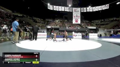 165 lbs Quarterfinal - Andrew Gomez, Granite Wrestling Club vs Joseph Marquez, Terminators Wrestling Club