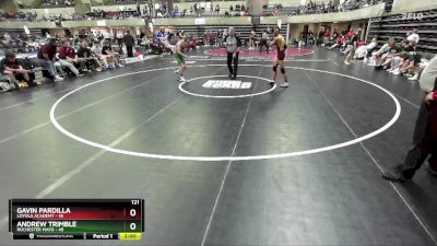 121 lbs Finals (8 Team) - Gavin Pardilla, Loyola Academy vs Andrew Trimble, Rochester Mayo