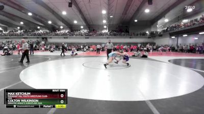 130 lbs Semifinal - Colton Wilkinson, Greater Heights Wrestling-AAA vs Max Ketchum, Pleasant Hill Youth Wrestling Club-AAA