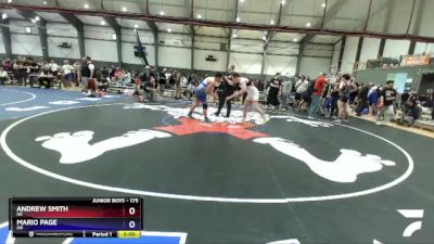 175 lbs Cons. Round 3 - Andrew Smith, NE vs Mario Page, OR