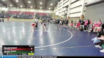 96 lbs Round 1 (6 Team) - Delanie Knight, Utah Gold vs Selena Zhang, Gold Rush