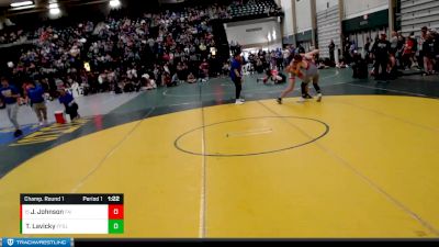 167-177 lbs Champ. Round 1 - Jerik Johnson, Fairbury vs Taaron Lavicky, Fox Fit Grappler`s Lair