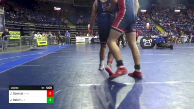 250 lbs Consy 2 - William Barrett, Cumberland Valley vs Tyler Byerly, Cumberland Valley