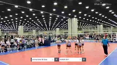 prime time 18 blue vs AHAVA 18-1 - 2022 JVA World Challenge presented by Nike - Expo Only