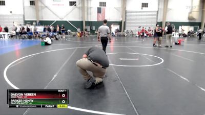 184 lbs Finals (2 Team) - Daevon Vereen, Sioux Falls vs Parker Henry, Ouachita Baptist