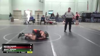 92 lbs Finals (2 Team) - Brady Tiernan, Bitetto Trained vs Brycen Swiger, Terps Xtreme