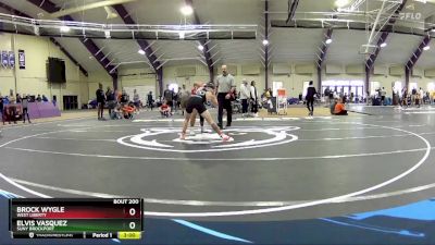 149 lbs Cons. Round 4 - Elvis Vasquez, Suny Brockport vs Brock Wygle, West Liberty