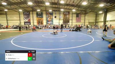 80 lbs Rr Rnd 1 - Nolan Culp, Indiana Outlaws Red vs Cal DiStefano, Shore Thing Sharks