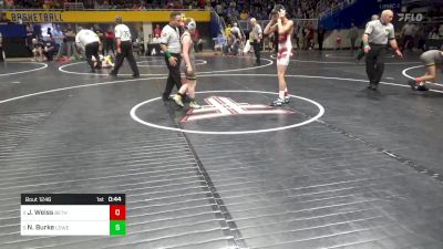 90 lbs Consi Of 16 #2 - Jace Weiss, Beth Center vs Nolan Burke, Lower Moreland