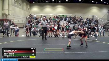 54 lbs Semis (4 Team) - Liam Brent, Hudson Black vs Nathan Smith, Brighton Black