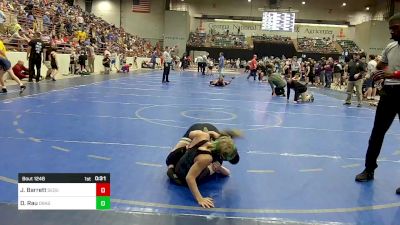 80 lbs Semifinal - Jacob Barrett, Sequoyah Youth Wrestling Club vs Dawson Rau, Dragons Junior Wrestling Club