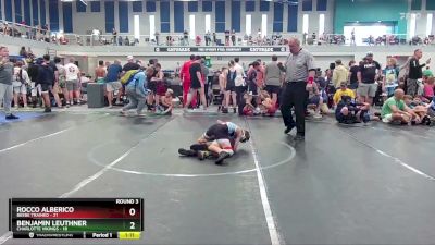 80 lbs Round 3 (4 Team) - Rocco Alberico, Beebe Trained vs Benjamin Leuthner, Charlotte Vikings