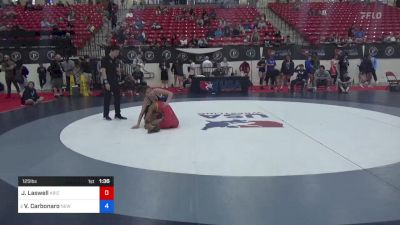 125 lbs Cons Semis - Jamie Laswell, Arizona Girls Wrestling vs Victoria Carbonaro, New Jersey