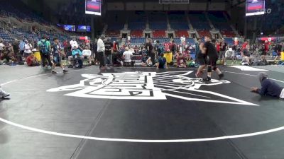 100 lbs Cons 16 #2 - Alex Salas, California vs Austin Duette-Hall, Colorado