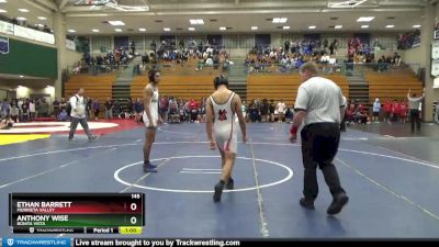 160 lbs Cons. Round 3 - Waylon Hollingsworth, Torrey Pines vs Zach Carrera, Santa Ana