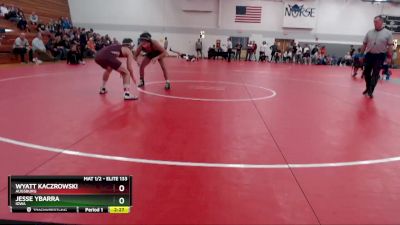 Elite 133 lbs Cons. Semi - Wyatt Kaczrowski, Augsburg vs Jesse Ybarra, Iowa