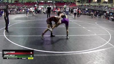 110 lbs Cons. Round 3 - James Wells, Battle Creek Brave Elite vs Philip Streff, CWO