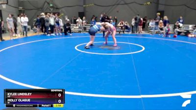 170 lbs Semifinal - KyLee Lindsley, MT vs Molly Olague, ID