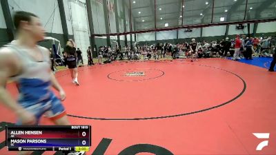 175 lbs Cons. Round 4 - Allen Hensen, AK vs Mason Parsons, SC