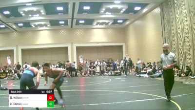 132 lbs Consi Of 16 #2 - Dominic Wilson, Rockwall vs Kaizehya Mateo, Hawaii Island WC