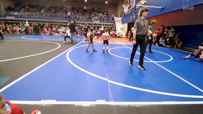 49 lbs Round Of 32 - Rhett Wantland, Cleveland Take Down Club vs Axel Miller, Skiatook Youth Wrestling