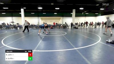 165 lbs Round Of 16 - Branson John, CA vs Bryce Griffin, IL