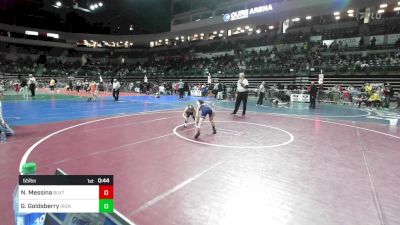 55 lbs Quarterfinal - Nicholas Messina, Buxton (NJ) vs Gavin Goldsberry, Iron Horse