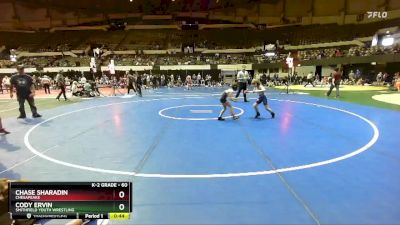 60 lbs Cons. Round 3 - Cody Ervin, Smithfield Youth Wrestling vs Chase Sharadin, Chesapeake