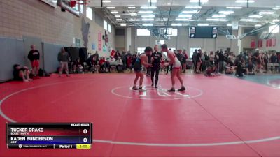 132 lbs Quarterfinal - Tucker Drake, Boise Youth vs Kaden Bunderson, J.E.T