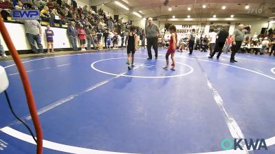 47 lbs Rr Rnd 3 - Emma Campbell, Claremore Wrestling Club vs Raquel Hernandez, Black Fox Wrestling Club