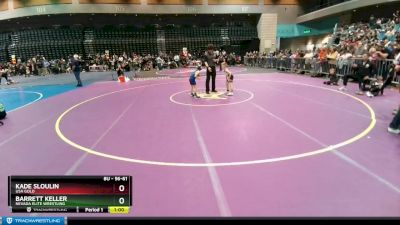 56-61 lbs Round 2 - Barrett Keller, Nevada Elite Wrestling vs Kade Sloulin, USA Gold