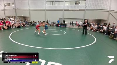 138 lbs 4th Wrestleback (16 Team) - Tristen Essig, Missouri vs Russell Evans, Utah