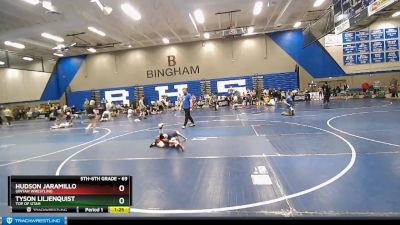 69 lbs Cons. Round 2 - Tyson Liljenquist, Top Of Utah vs Hudson Jaramillo, Uintah Wrestling