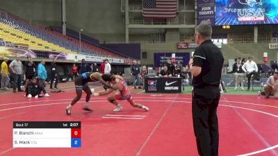 61 kg Quarterfinal - Paul Bianchi, Arkansas Regional Training Center vs Shelton Mack, Titan Mercury Wrestling Club (TMWC)