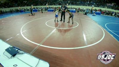 105 lbs Quarterfinal - Jason Maxwell, Del City Little League vs Karter Alexander, Smith Wrestling Academy